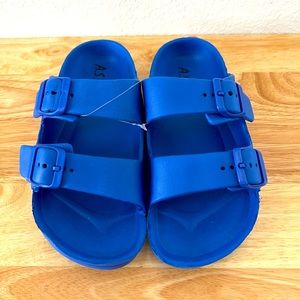 Blue sandals brand new